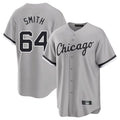 Silnrao C.White Sox #64 Shane Smith Player Gray Home Game Stitched Jerseys