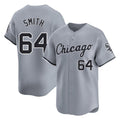 Silnrao C.White Sox #64 Shane Smith Player Gray Road Limited Home Stitched Jerseys