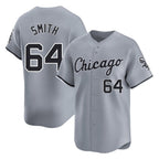 Silnrao C.White Sox #64 Shane Smith Player Gray Road Limited Home Stitched Jerseys