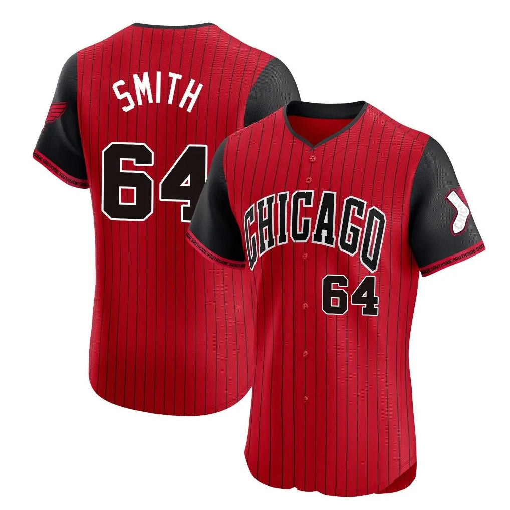 Silnrao C.White Sox #64 Shane Smith Player Red City Connect Limited Elite Home Stitched Jerseys