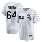 Silnrao C.White Sox #64 Shane Smith Player White Stripe Limited Home Stitched Jerseys