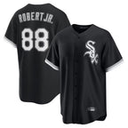 Silnrao C.White Sox #88 Luis Robert Jr Player Black Home Game Stitched Jerseys
