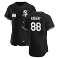 Silnrao C.White Sox #88 Luis Robert Jr Player Black Limited Elite Home Stitched Jerseys