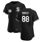 Silnrao C.White Sox #88 Luis Robert Jr Player Black Limited Elite Home Stitched Jerseys