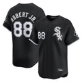 Silnrao C.White Sox #88 Luis Robert Jr Player Black Limited Home Stitched Jerseys