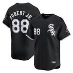 Silnrao C.White Sox #88 Luis Robert Jr Player Black Limited Home Stitched Jerseys