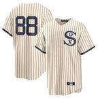 Silnrao C.White Sox #88 Luis Robert Jr Player Cream Field of Dreams Home Game Stitched Jerseys