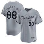 Silnrao C.White Sox #88 Luis Robert Jr Player Gray Road Limited Home Stitched Jerseys