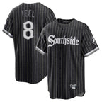 Silnrao C.White Sox #8 Kyle Teel Player Black City Connect Home Game Stitched Jerseys