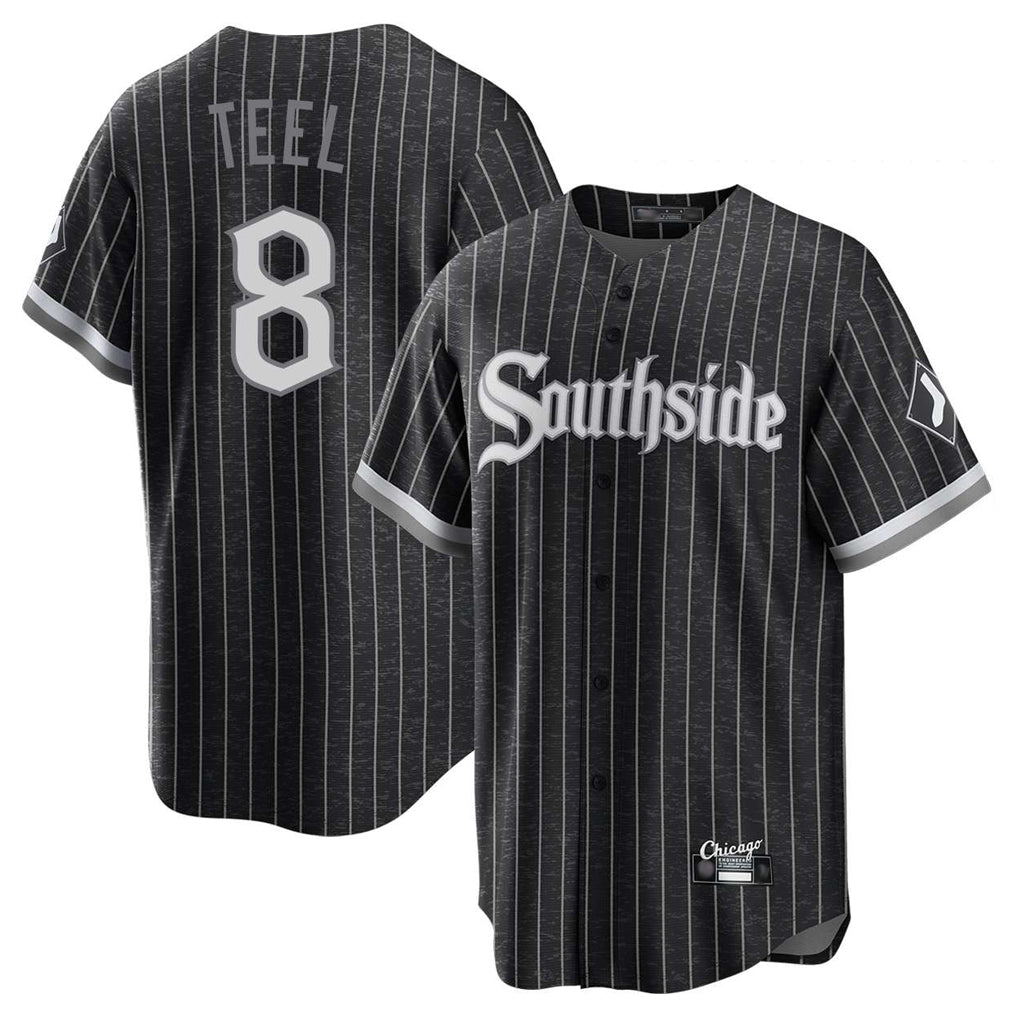 Silnrao C.White Sox #8 Kyle Teel Player Black City Connect Home Game Stitched Jerseys