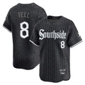 Silnrao C.White Sox #8 Kyle Teel Player Black City Connect Limited Home Stitched Jerseys
