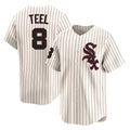 Silnrao C.White Sox #8 Kyle Teel Player Cream Cooperstown Collection Limited Home Stitched Jerseys