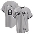 Silnrao C.White Sox #8 Kyle Teel Player Gray Home Game Stitched Jerseys