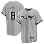 Silnrao C.White Sox #8 Kyle Teel Player Gray Home Game Stitched Jerseys