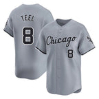 Silnrao C.White Sox #8 Kyle Teel Player Gray Road Limited Home Stitched Jerseys