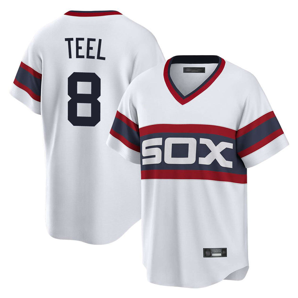 Silnrao C.White Sox #8 Kyle Teel Player White T-shirt Home Game Stitched Jerseys