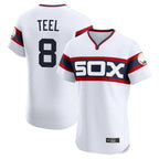 Silnrao C.White Sox #8 Kyle Teel Player White T-shirt Limited Elite Home Stitched Jerseys
