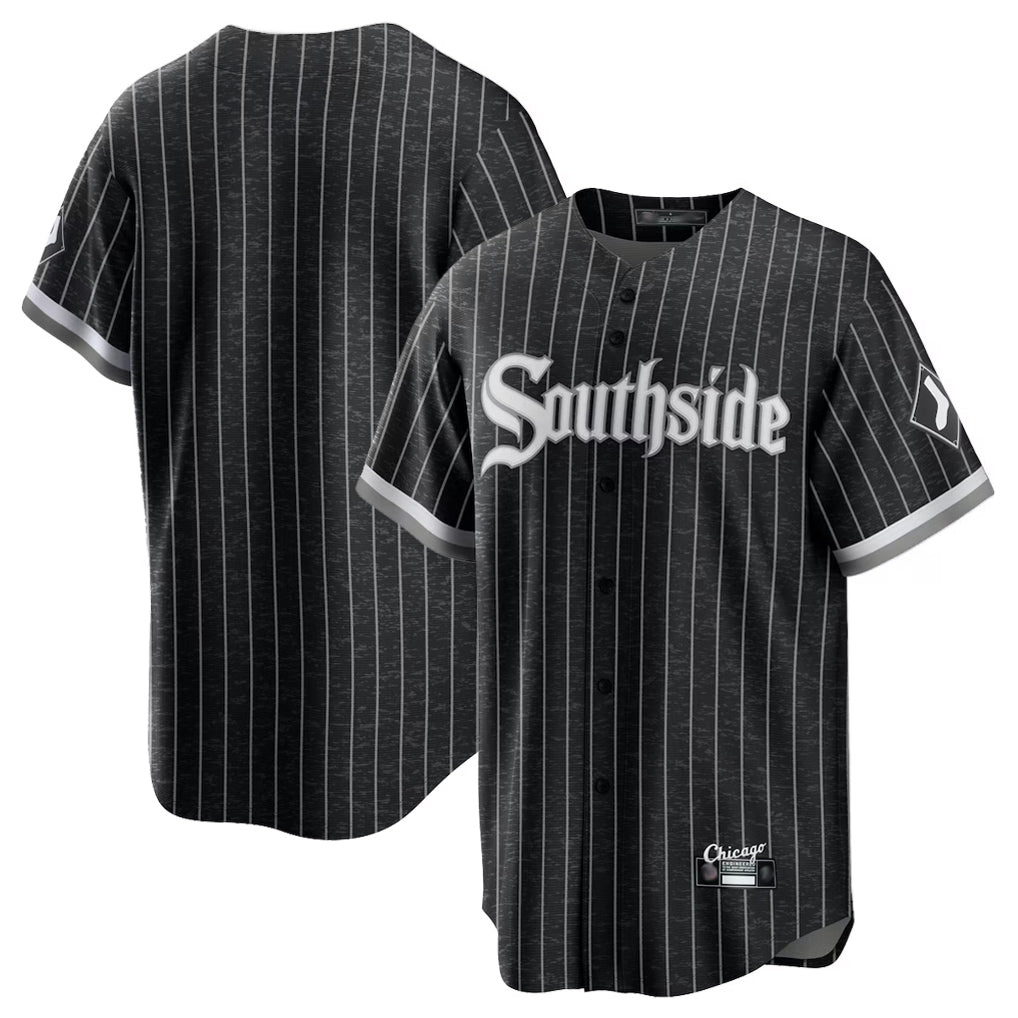 Silnrao C.White Sox ## White Sox Blank Player Black City Connect Home Game Stitched Jerseys