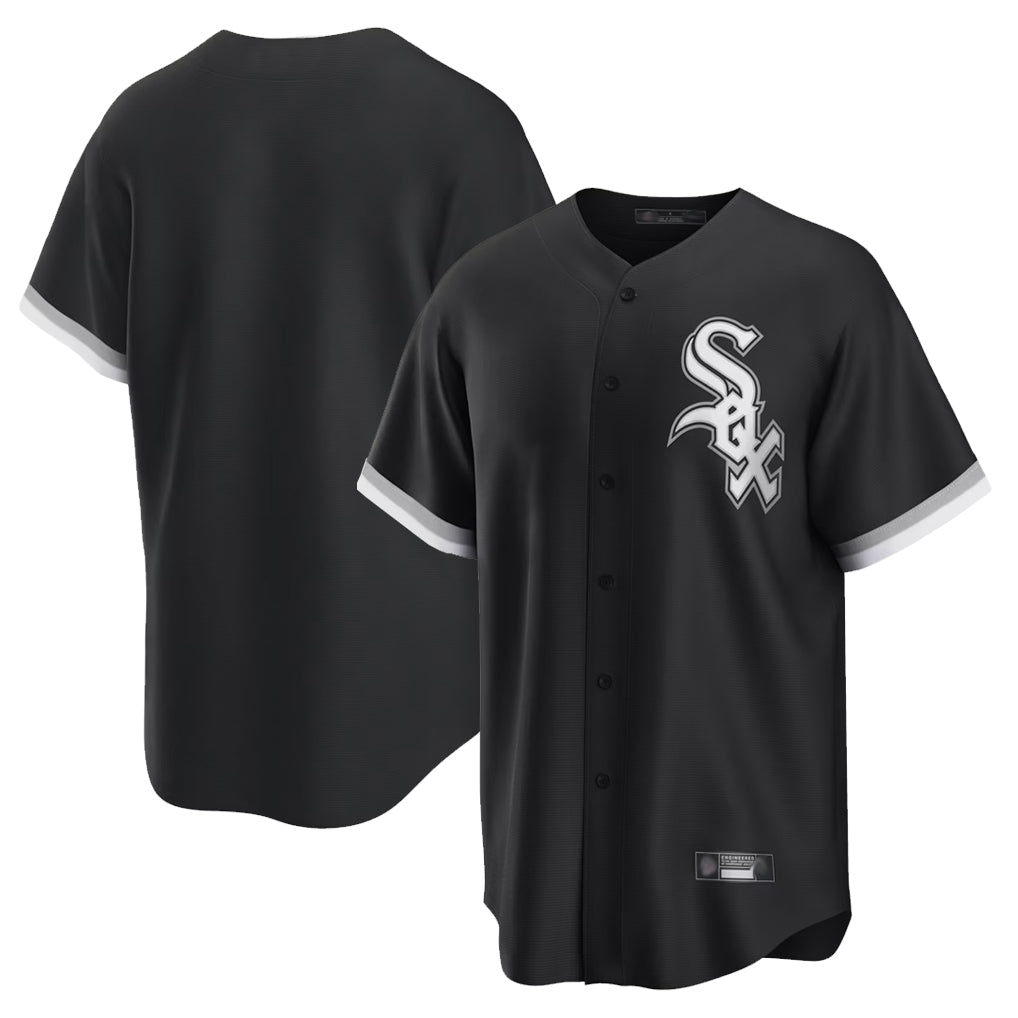 Silnrao C.White Sox ## White Sox Blank Player Black Home Game Stitched Jerseys