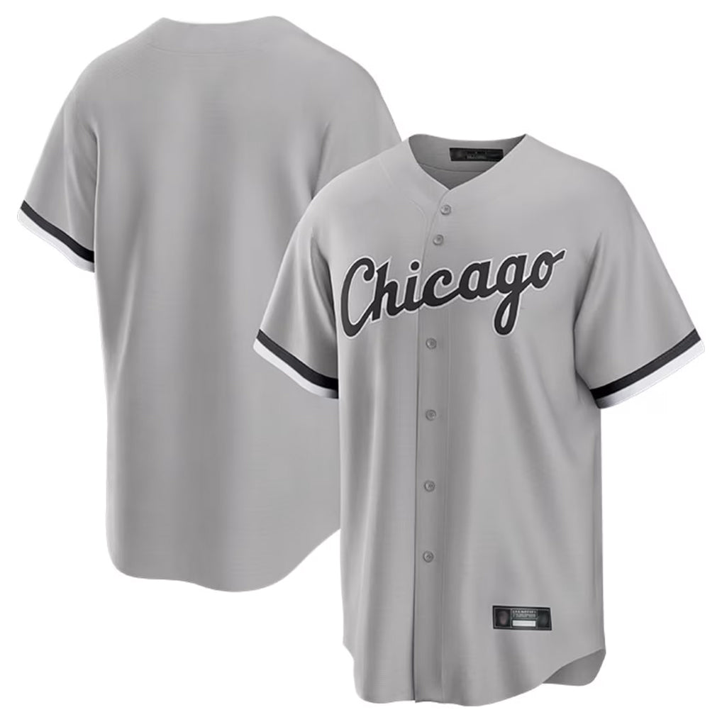 Silnrao C.White Sox ## White Sox Blank Player Gray Home Game Stitched Jerseys