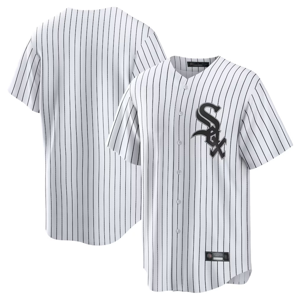 Silnrao C.White Sox ## White Sox Blank Player White Stripe Home Game Stitched Jerseys