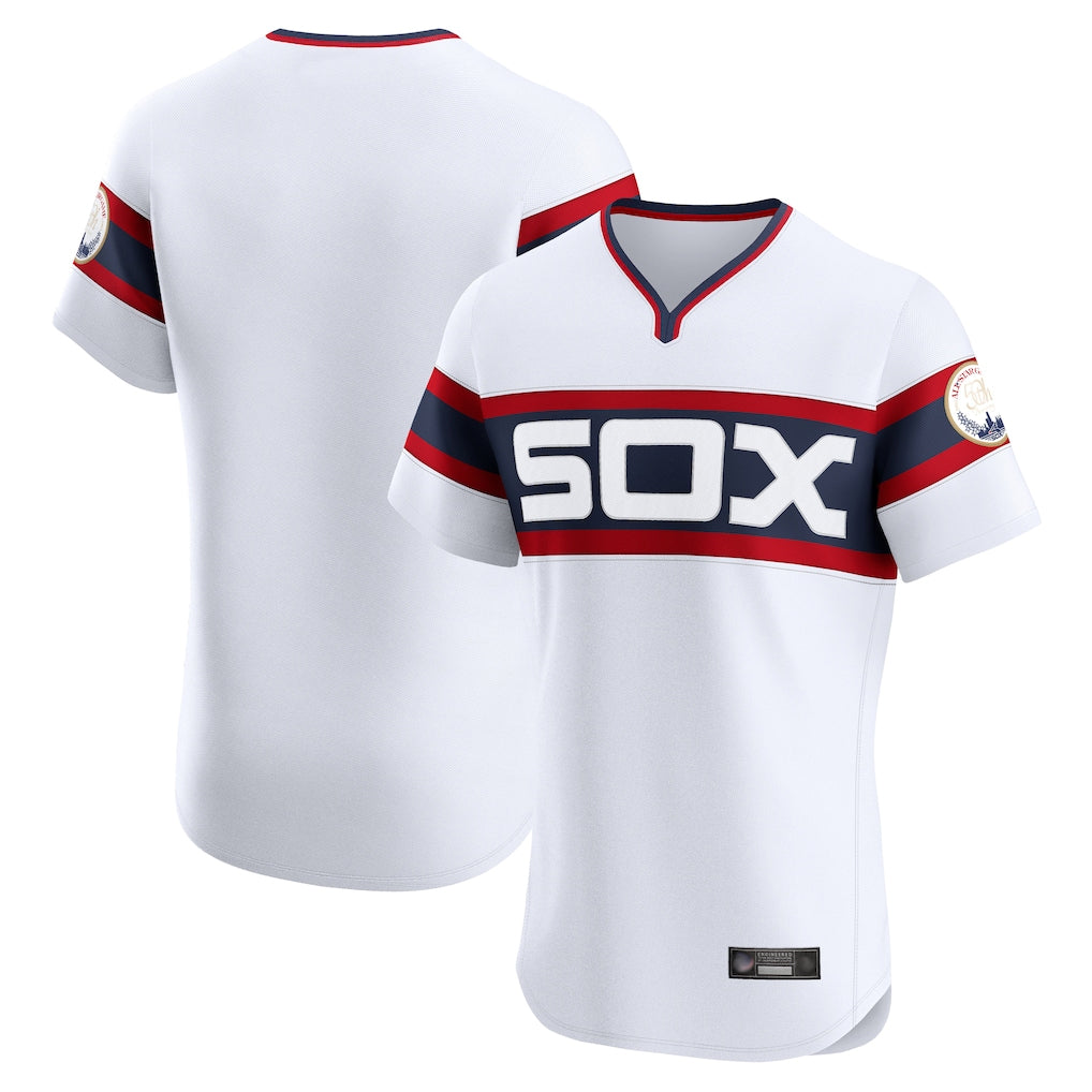 Silnrao C.White Sox ## White Sox Blank Player White T-shirt Limtied Elite Home Stitched Jerseys