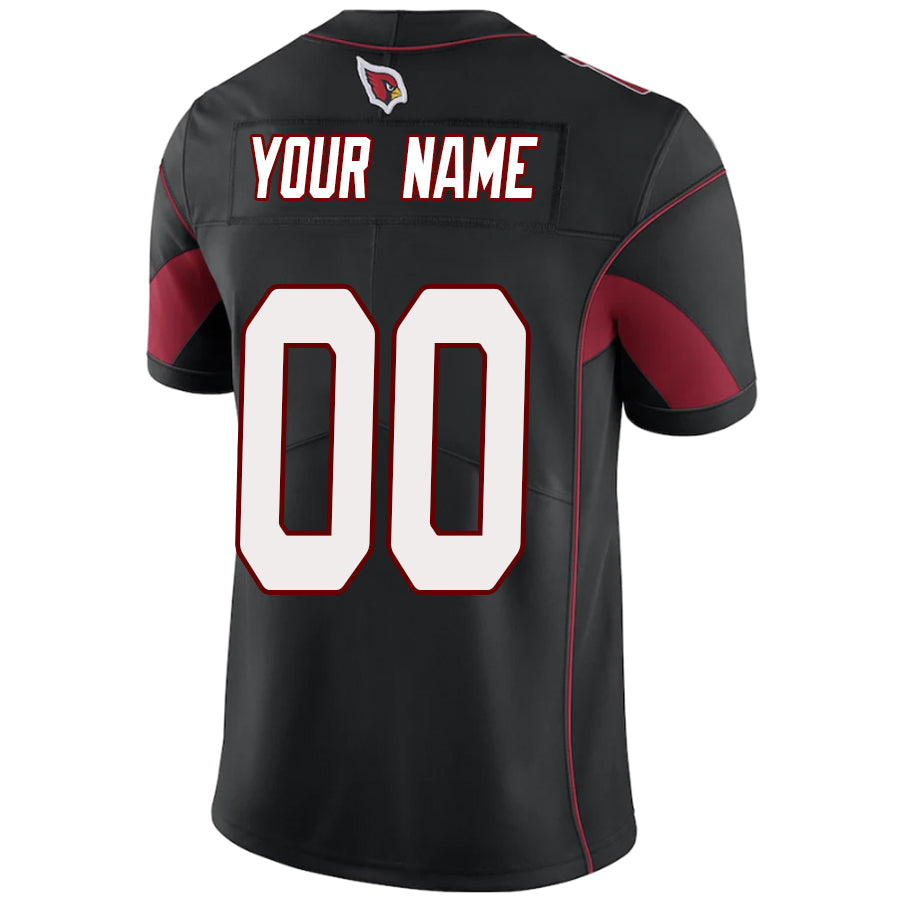 Silnrao Custom A.Cardinal Black Vapor Limited Elite Stitched Jerseys