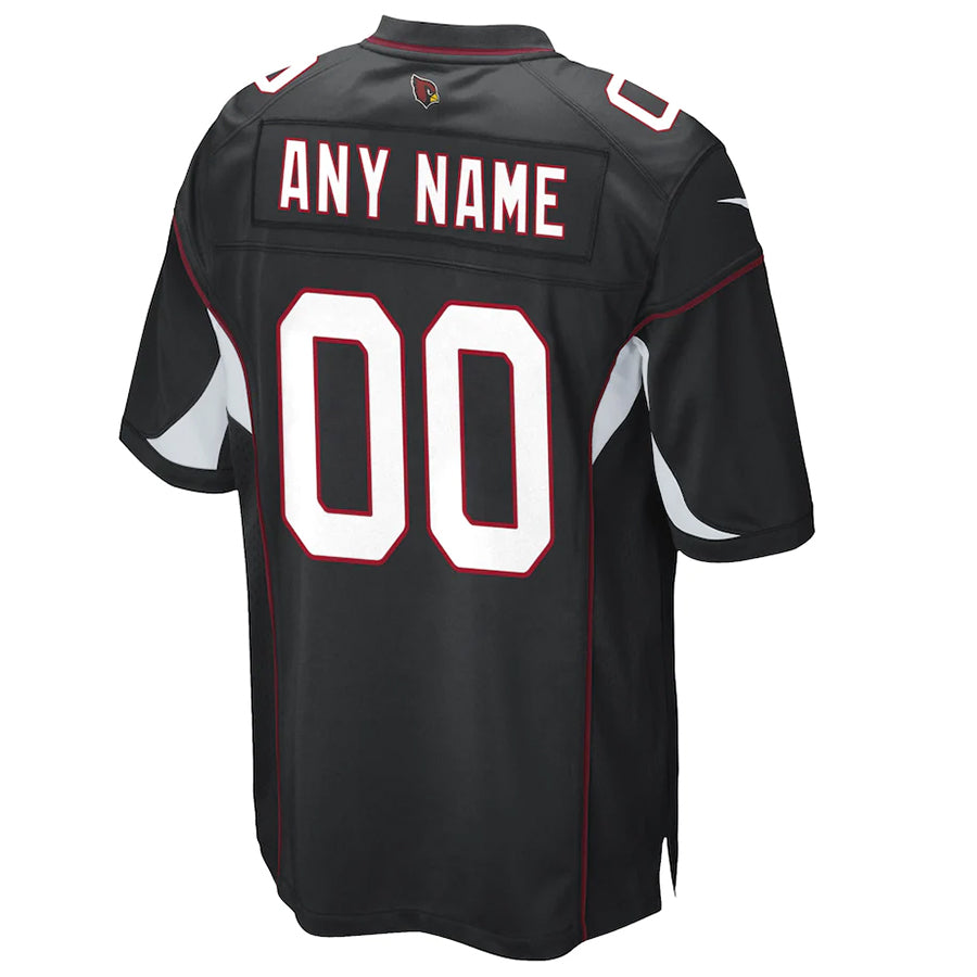 Silnrao Custom A.Cardinals Black Game Stitched Jerseys