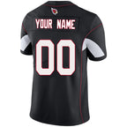 Silnrao Custom A.Cardinals Black Vapor Untouchable Elite Stitched Jerseys