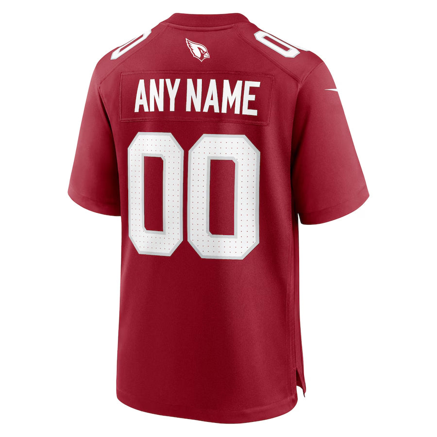 Silnrao Custom A.Cardinals Red Replica Game Stitched Jerseys