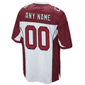 Silnrao Custom A.Cardinals White-Red Game Stitched Jerseys