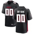 Silnrao Custom A.Falcons Black Home Game Stitched Jerseys