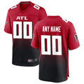Silnrao Custom A.Falcons Red Replica Home Game Stitched Jerseys