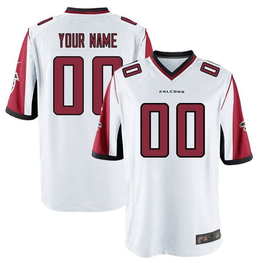 Silnrao Custom A.Falcons White Game Stitched Jerseys