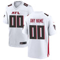 Silnrao Custom A.Falcons White Home Game Stitched Jerseys