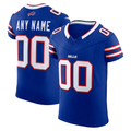 Silnrao Custom B.Bills Royal Vapor F.U.S.E. Elite Stitched Jerseys