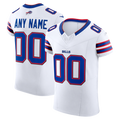Silnrao Custom B.Bills White Vapor F.U.S.E. Elite Stitched Jerseys