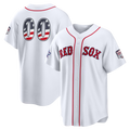 Silnrao Custom B.Red Sox 2026 All-Star Edition Stars & Stripes White Stadium Jerseys