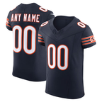 Silnrao Custom C.Bears Navy Vapor F.U.S.E. Elite  Stitched Jerseys
