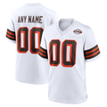 Silnrao Custom C.Browns White 1946 Collection Alternate Stitched Jerseys