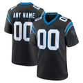 Silnrao Custom C.Panthers Black Game Stitched Jerseys