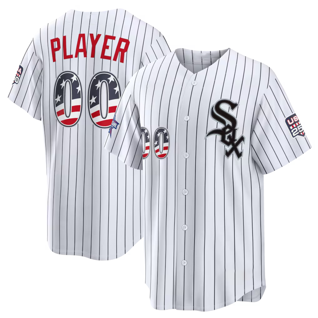 Silnrao Custom C.Cubs 2026 All-Star Edition Stars & Stripes White Stadium Jerseys