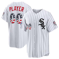 Silnrao Custom C.Cubs 2026 All-Star Edition Stars & Stripes White Stadium Jerseys