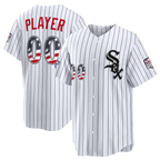 Silnrao Custom C.Cubs 2026 All-Star Edition Stars & Stripes White Stadium Jerseys