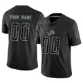 Silnrao Custom D.Lions Black RFLCTV Limited Stitched Jerseys