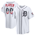 Silnrao Custom D.Tigers 2026 All-Star Edition Stars & Stripes White Stadium Jerseys