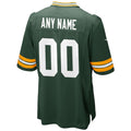 Silnrao Custom GB.Packers Green Home Game Stitched Jerseys