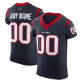 Silnrao Custom H.Texans Navy Vapor F.U.S.E. Elite Stitched Jerseys