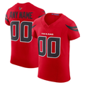 Silnrao Custom H.Texans Red Alternate Vapor F.U.S.E. Elite Stitched Jerseys