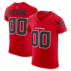 Silnrao Custom H.Texans Red Alternate Vapor F.U.S.E. Elite Stitched Jerseys